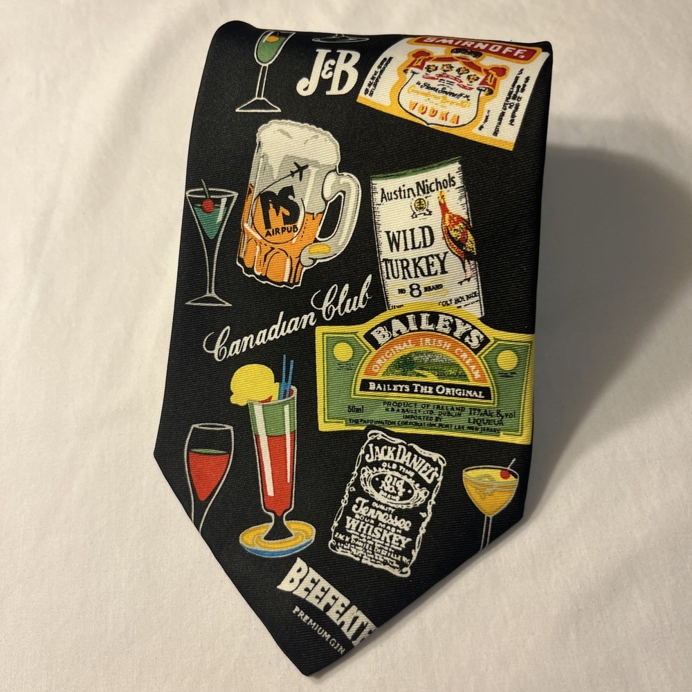 Uniforms to You Liquor‎ Tie, Smirnoff Baileys Wild Turkey J&B Jack Daniels